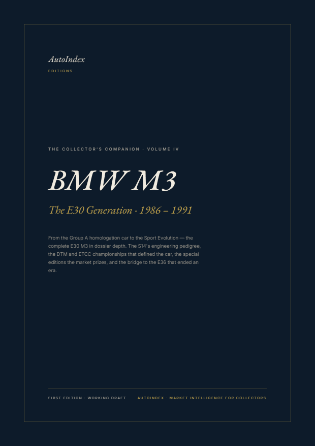 BMW M3 · The E30 Generation cover